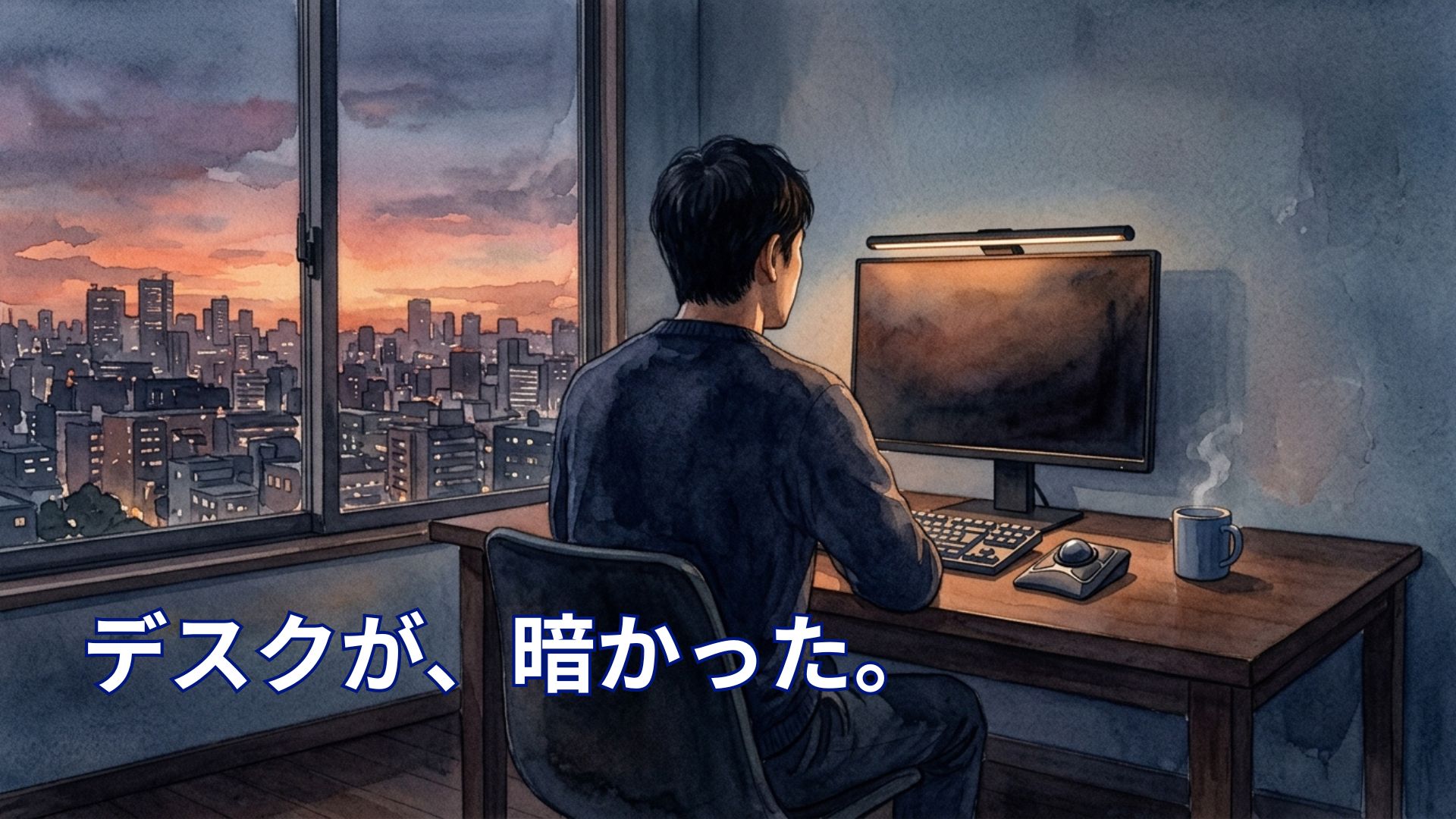 デスクライトの画像