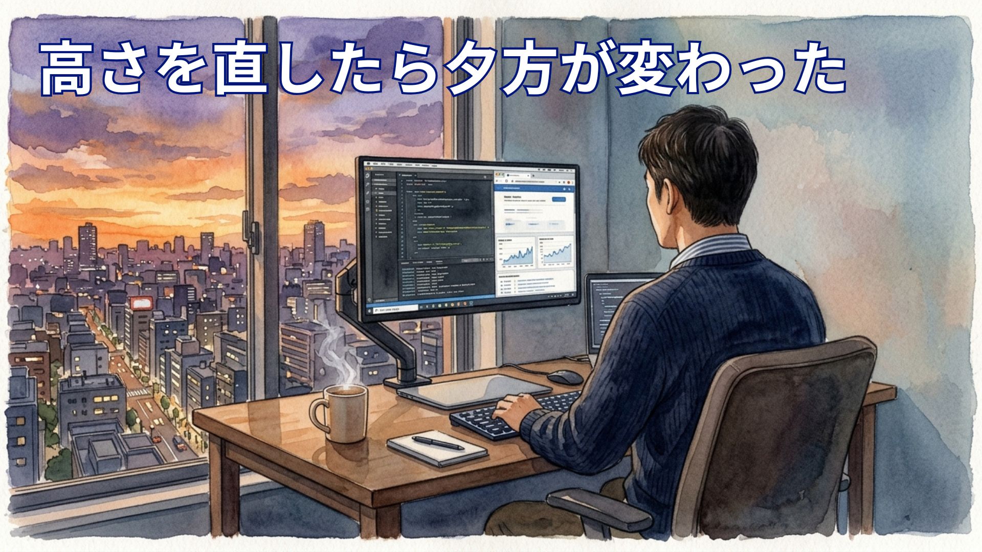 モニター位置の画像