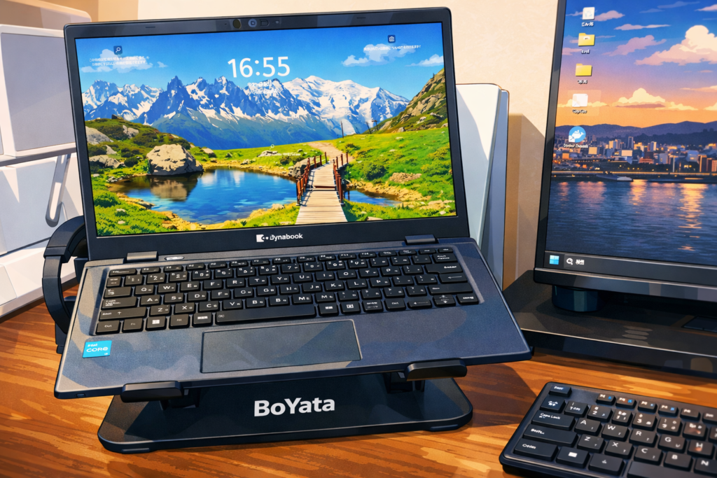 BoyataのノートPCスタンドの画像
