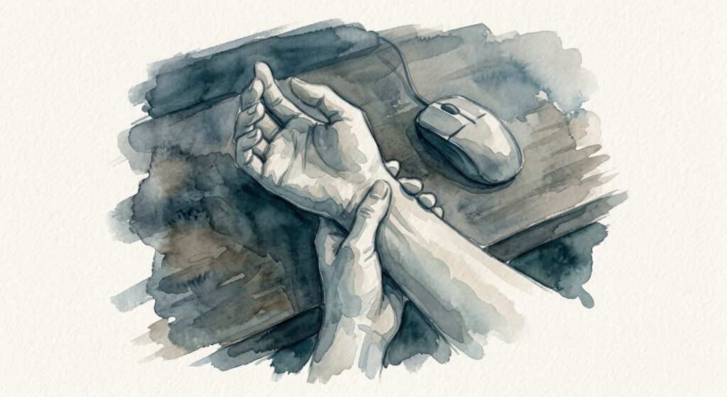 手首の痛みの画像